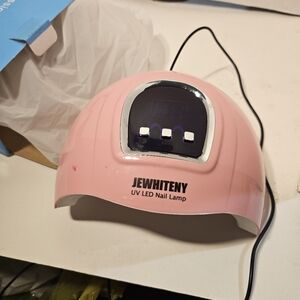 Jewhiteny Pink UV LED Nail Lamp